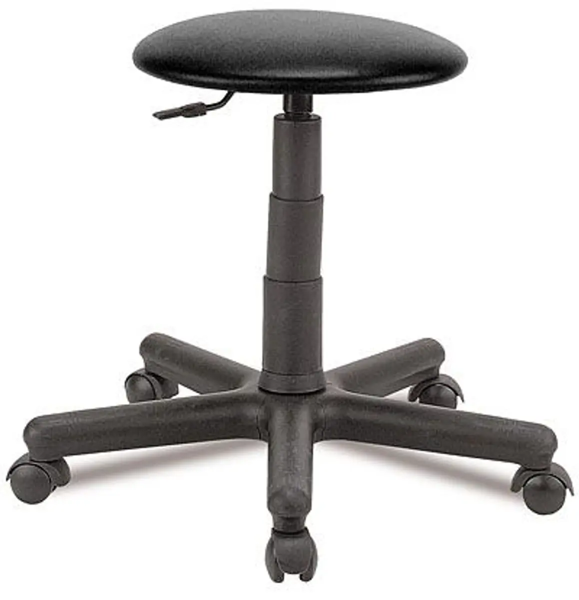 Werkhocker - Kunstleder, Schwarz