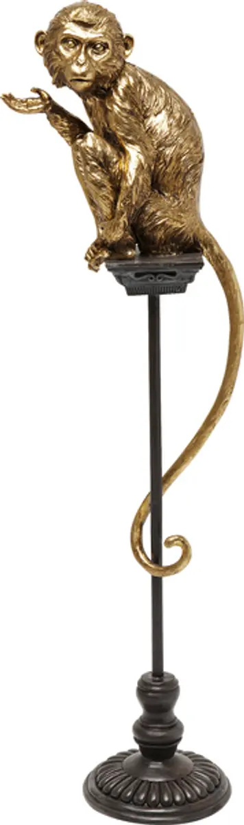 Deko-Figur- BHT ca. 32x109x21 cm, Goldfarben, Schwarz