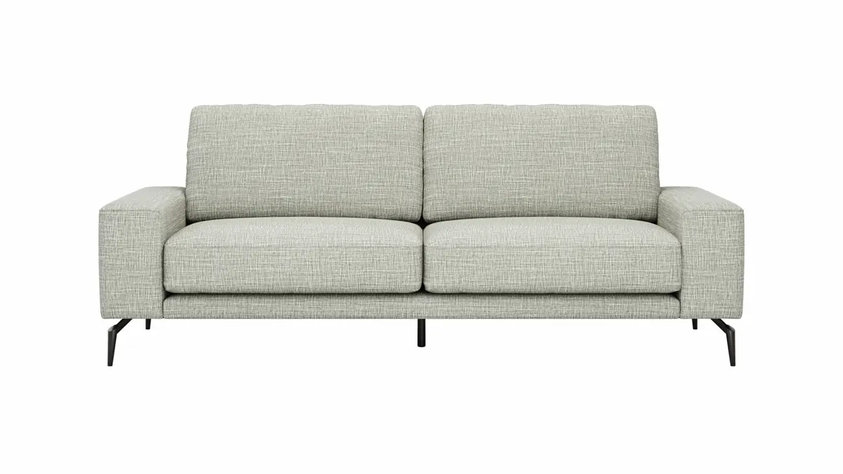 Sofa Redington - 2,5-Sitzer, Stoff, Hellgrau