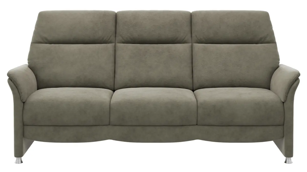 Sofa Bogota - 3-Sitzer, Stoff, Schlammgrün