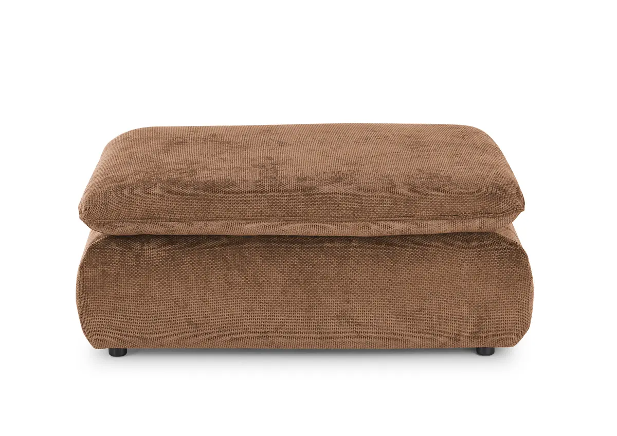 Hocker - Stoff, Terracotta