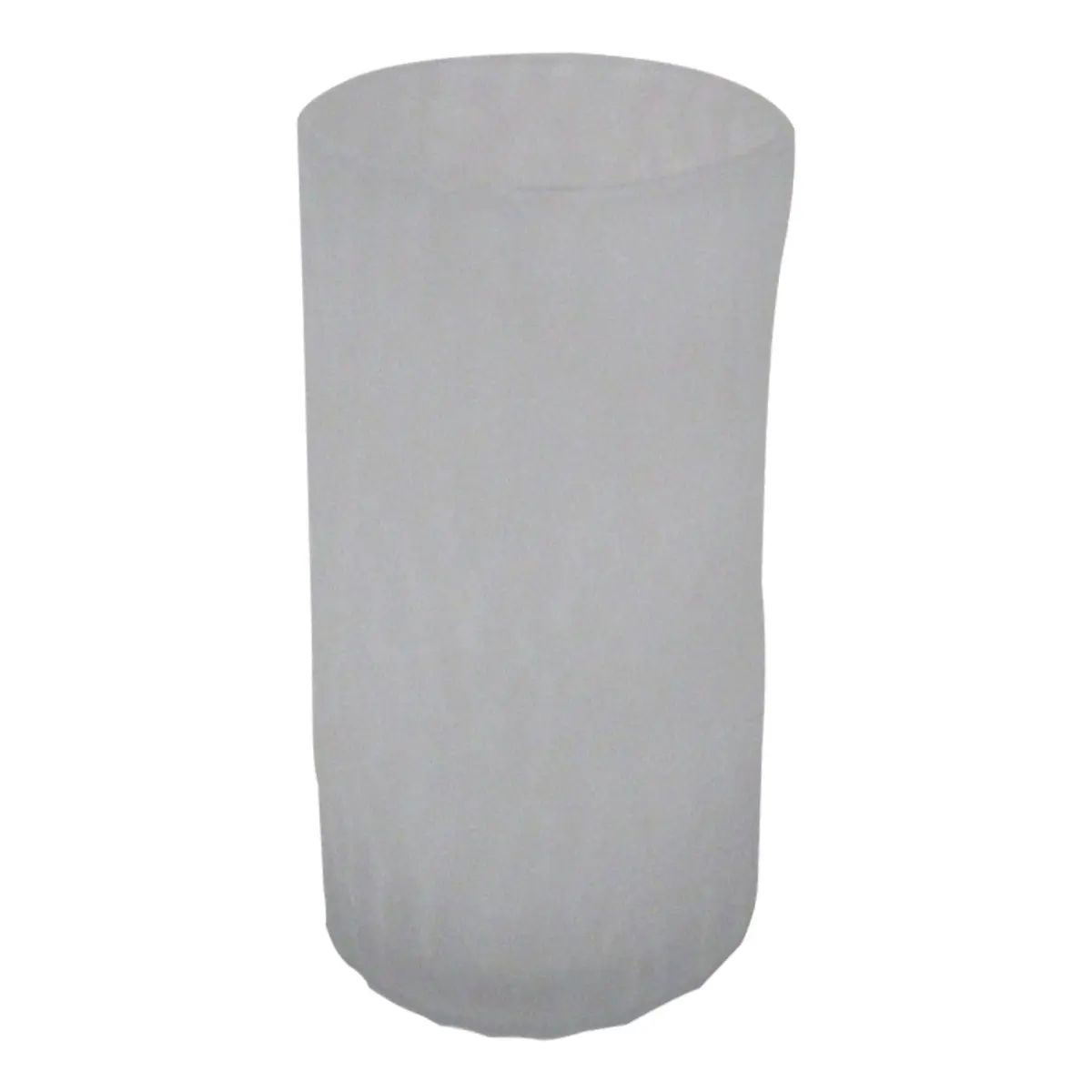 Deko-Vase - DH ca. 12x20 cm, Weiß Matt