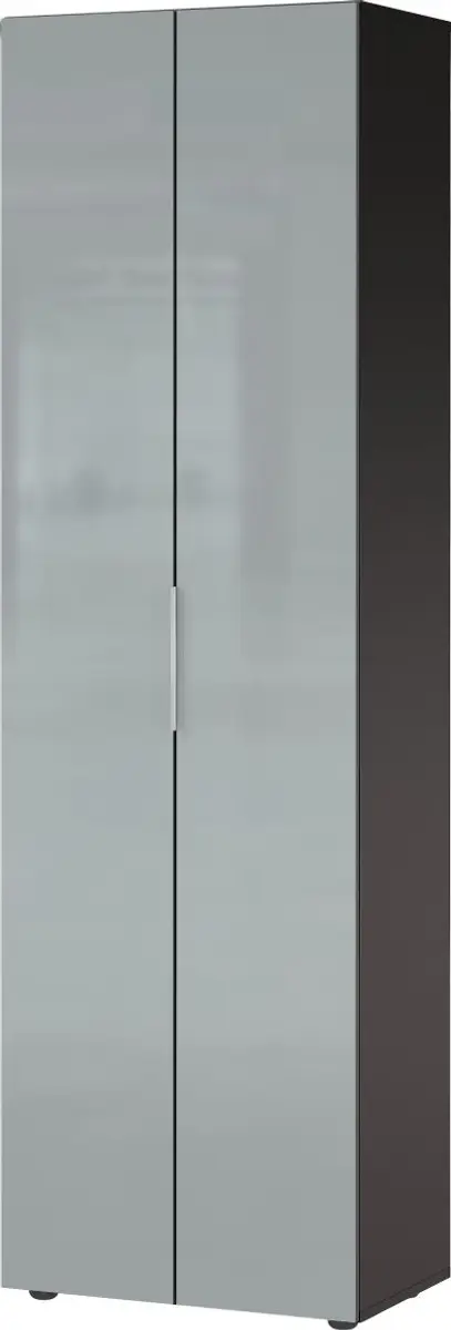 Garderobenschrank GILLIAN - B/H/T ca. 59x197x40 cm, Graphit