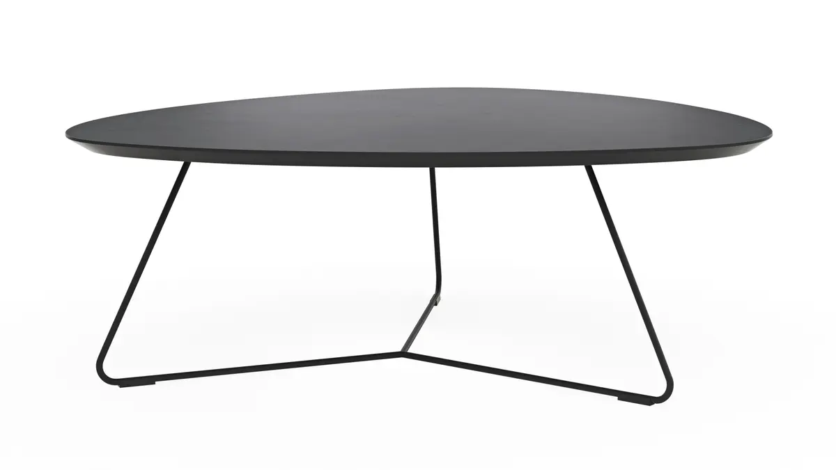 Couchtisch Fano - LBH ca. 87x78x33 cm, Fenix, Schwarz