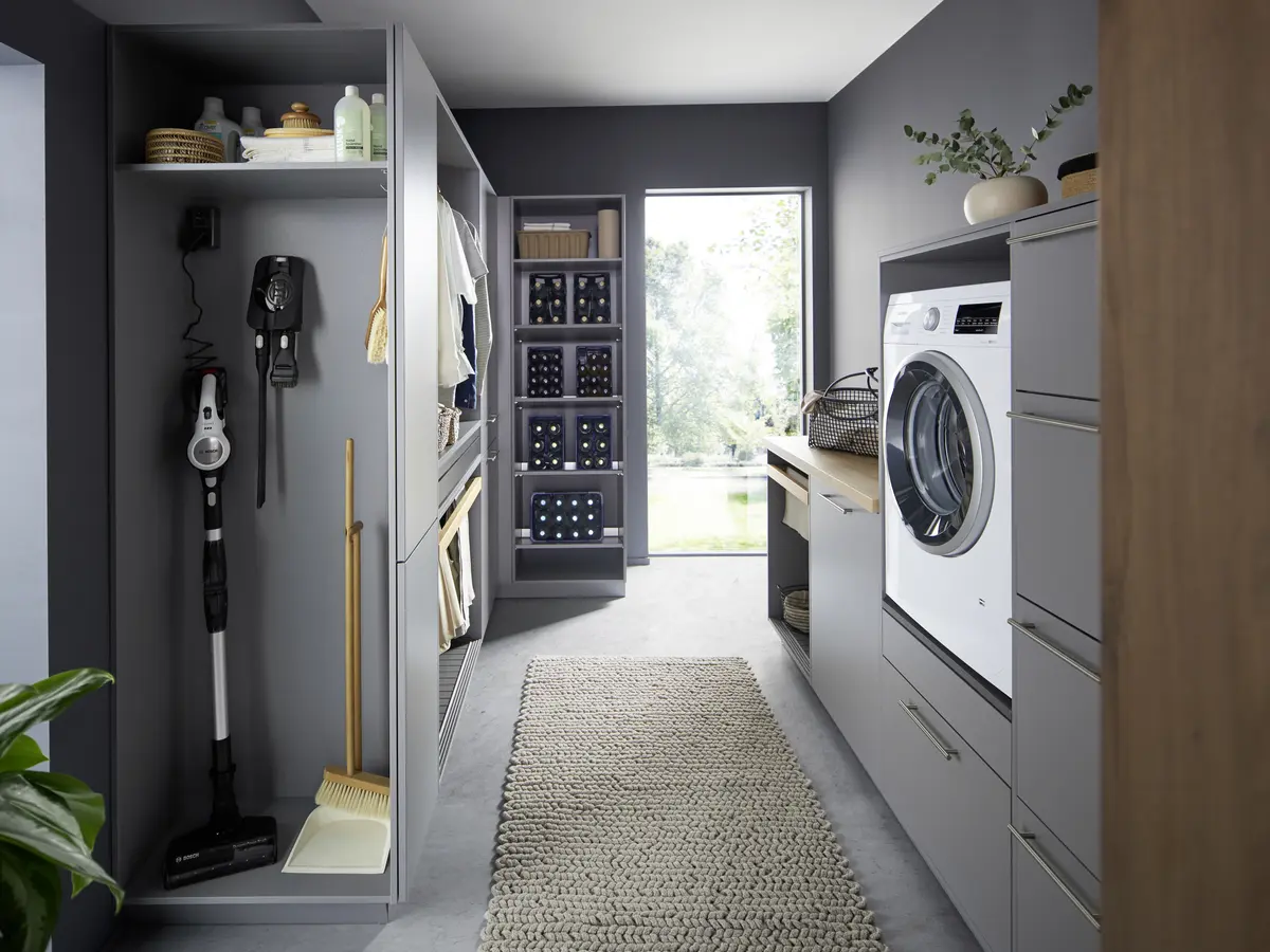 Hauswirtschaftsraum 50.100 CO 6 525, Achatgrau