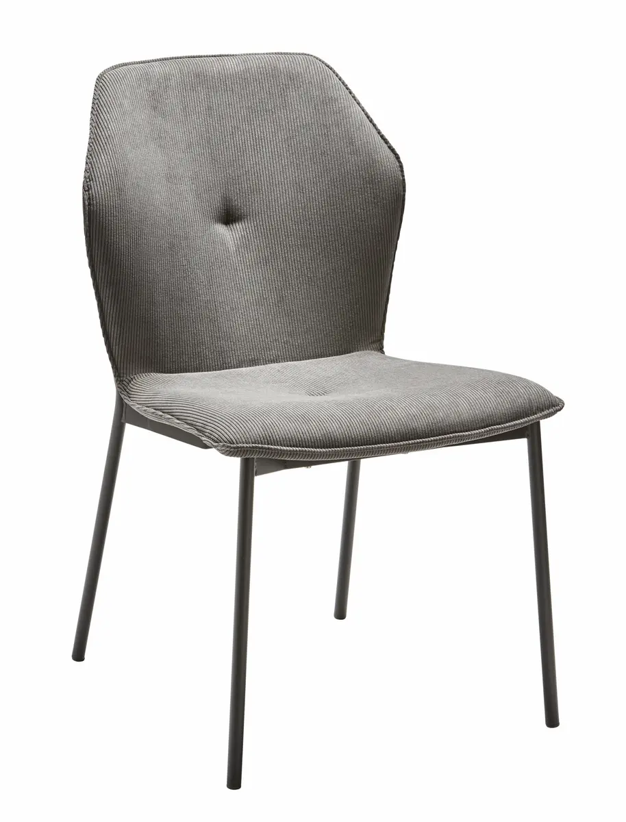 Stuhl Pinto - Stoff, Anthrazit