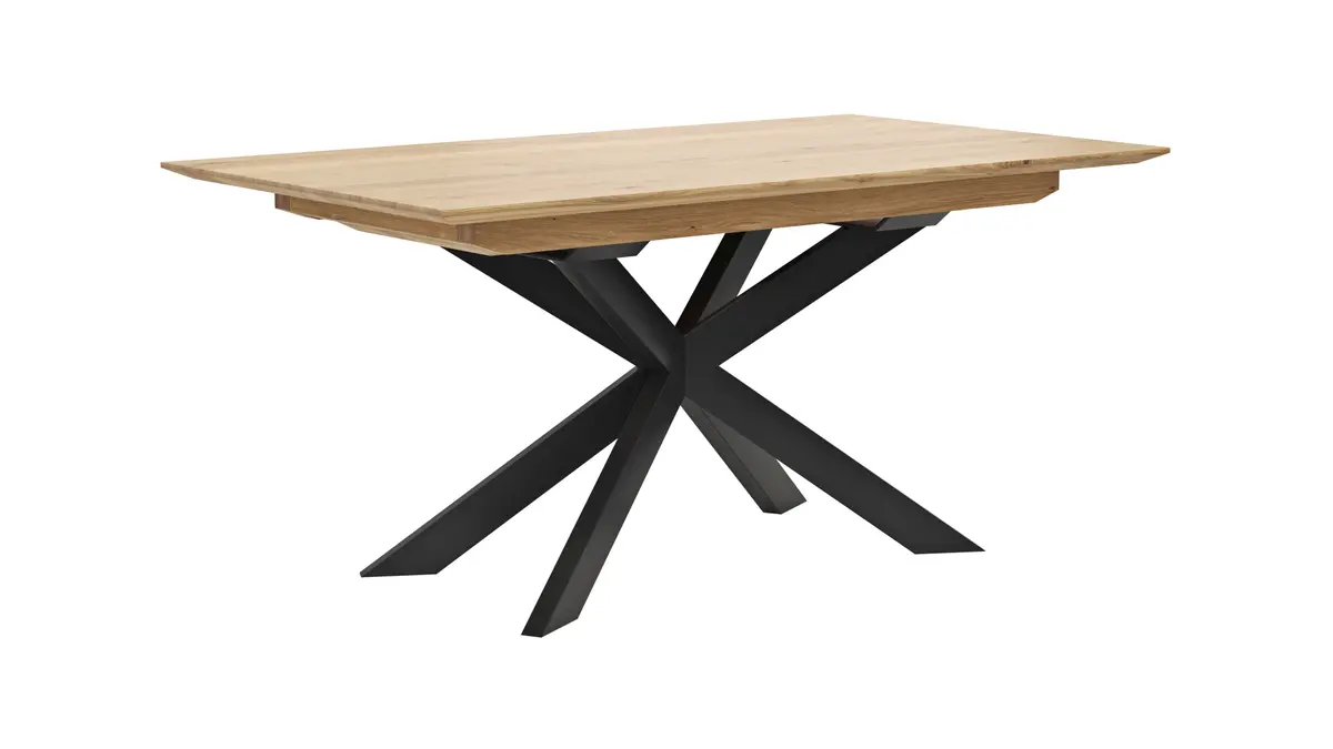 Esstisch Talara Lola - ausziehbar, LB ca. 160x90cm, Wildeiche Bianco