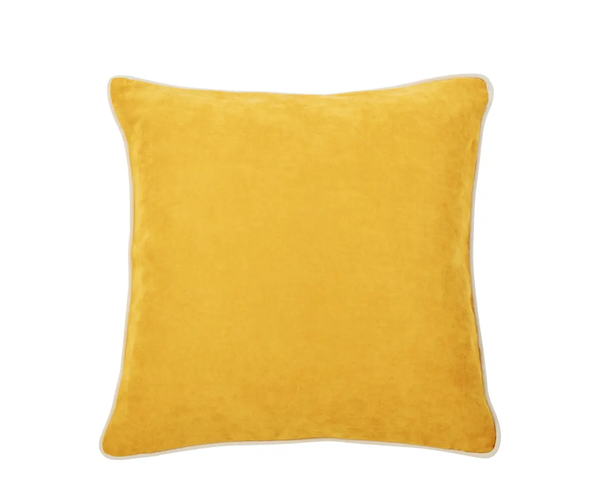 Kissenhülle mit Keder - BL ca. 45x45, Gelb