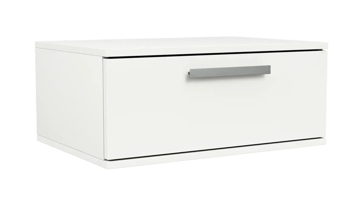 Hängeschrank Viana - Holzwerkstoff, Weiß