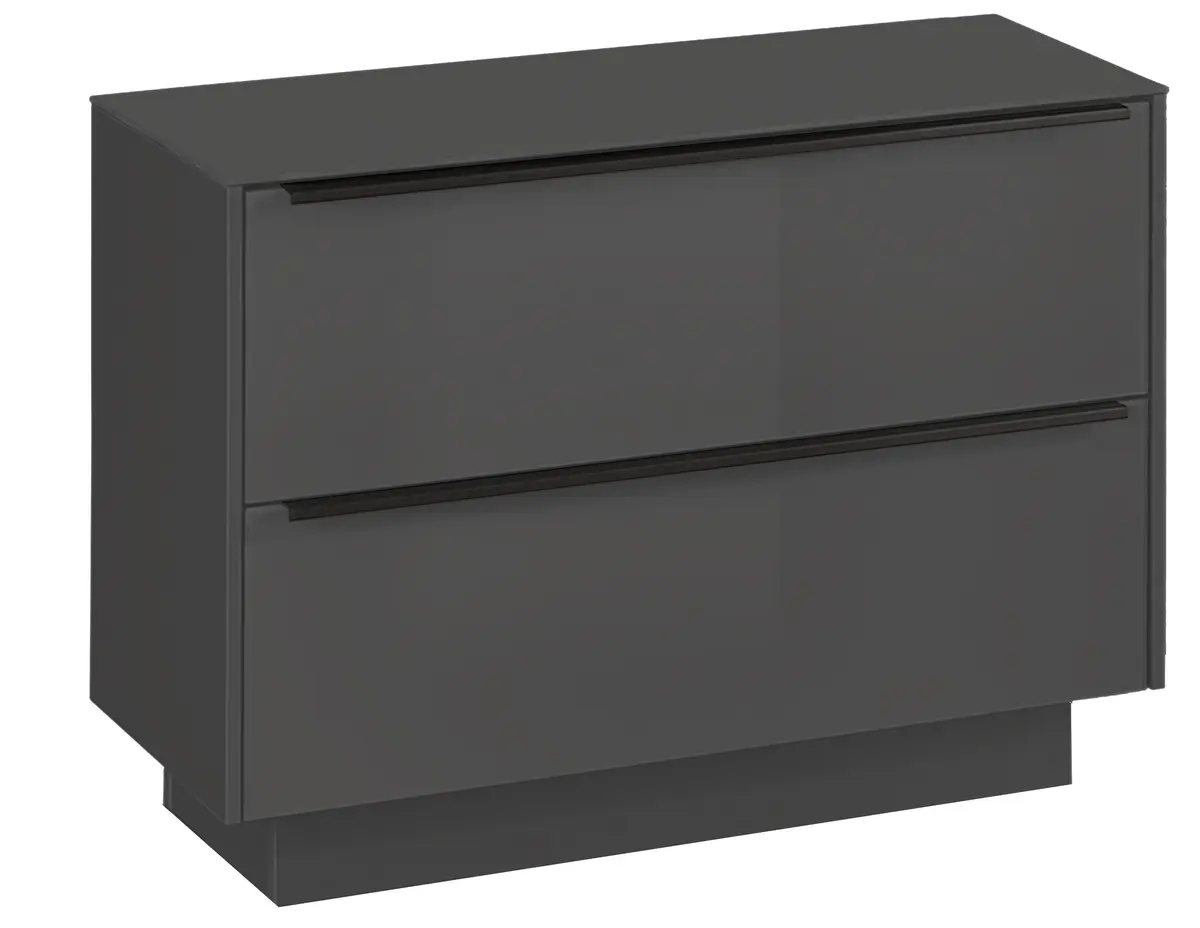 Unterschrank - B ca. 72 cm, Anthrazit