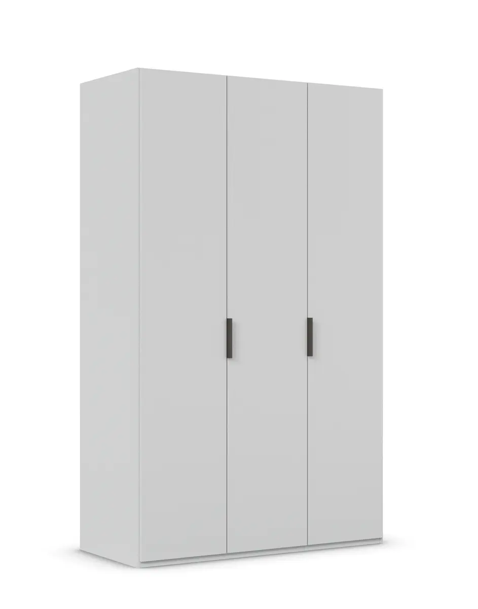 Drehtürenschrank ROVERO- B ca. 135 cm, Hellgrau