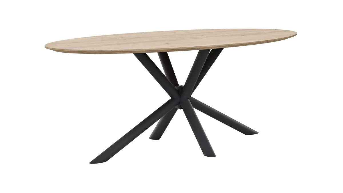 Esstisch Phoenix - LB ca. 200x110cm, Eiche, eco snow lackiert