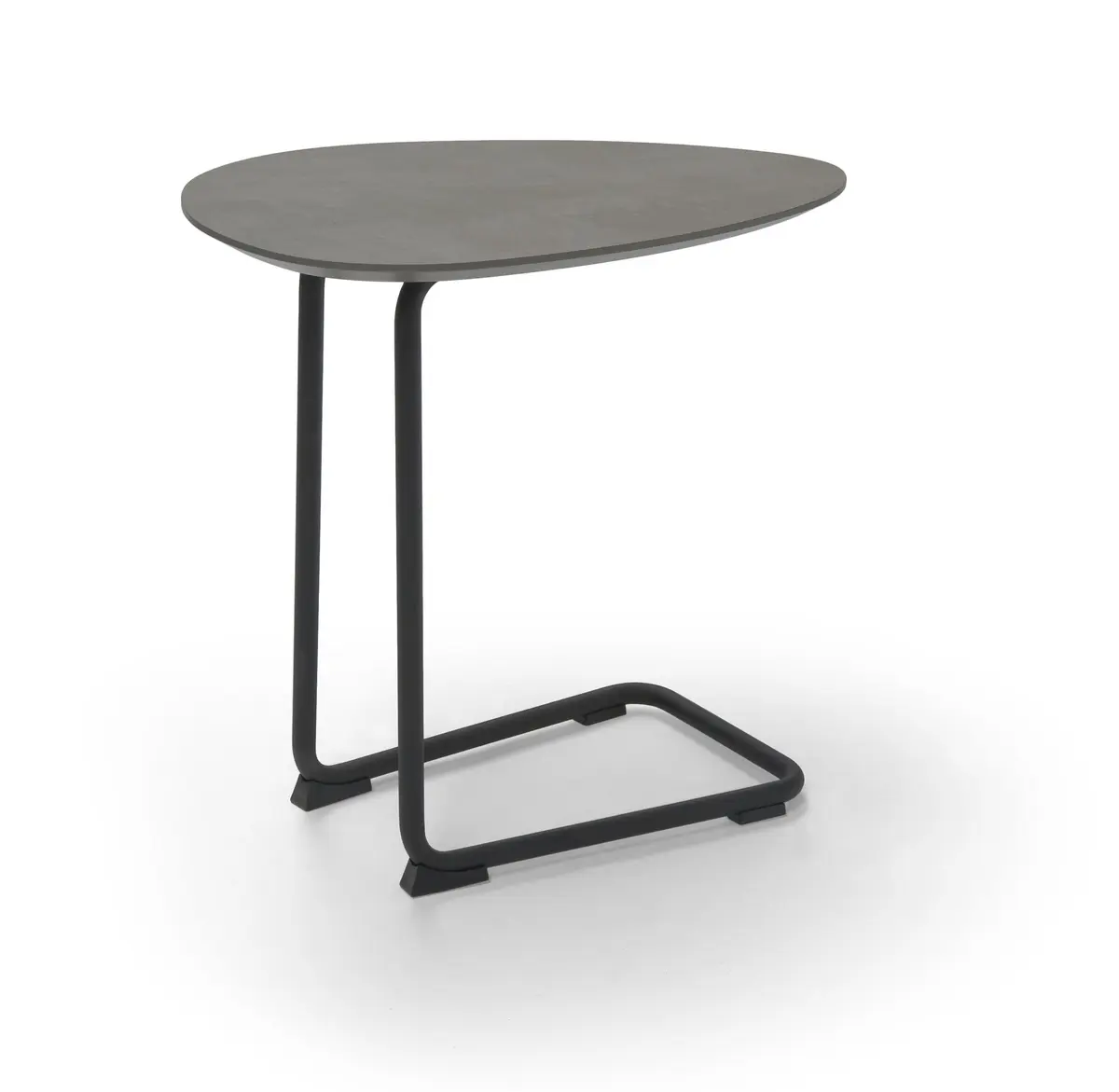 Sofatisch Fano - LBH ca. 57x39x54 cm, HPL Laminat, Graubraun