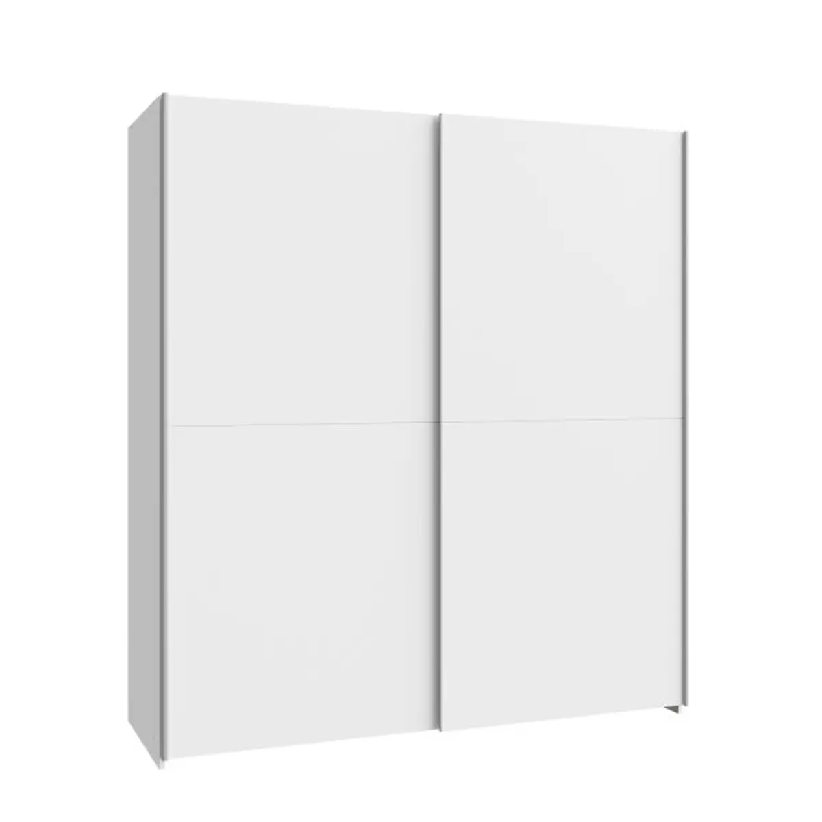 Schwebetürenschrank FREDDY- B ca. 170 cm, Weiß