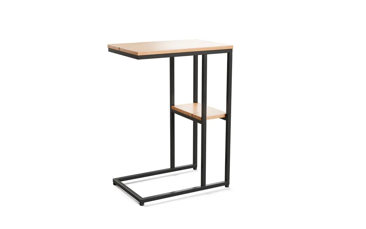 Beistelltisch Aarhus - LBH ca. 30x45x65 cm, Eiche furniert