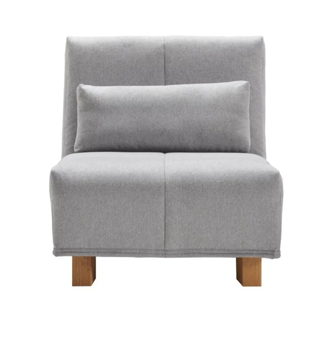 Funktionssessel EASY DELUXE - 1-Sitzer, 80 cm inkl. Schlaffunktion, Stoff Hellgrau