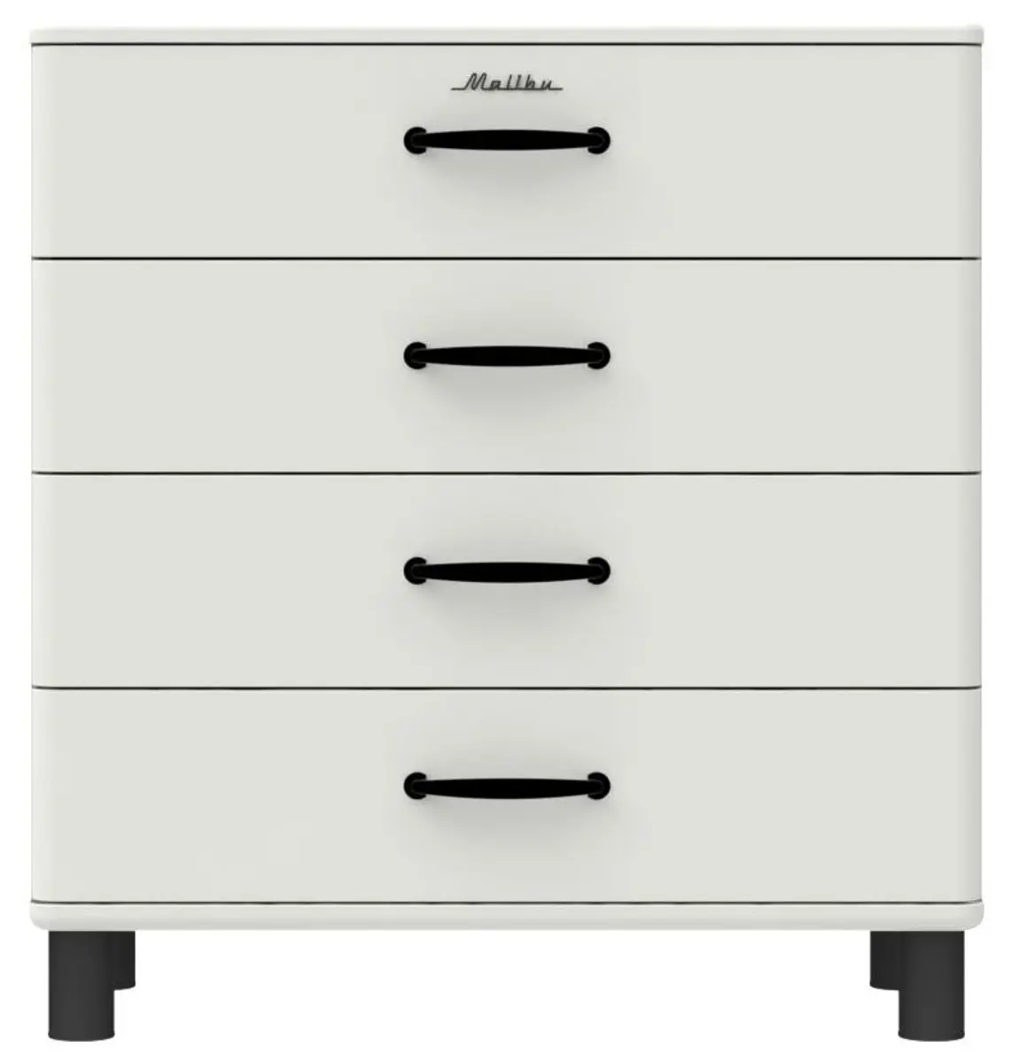 Kommode - B ca. 86 cm, Weiß