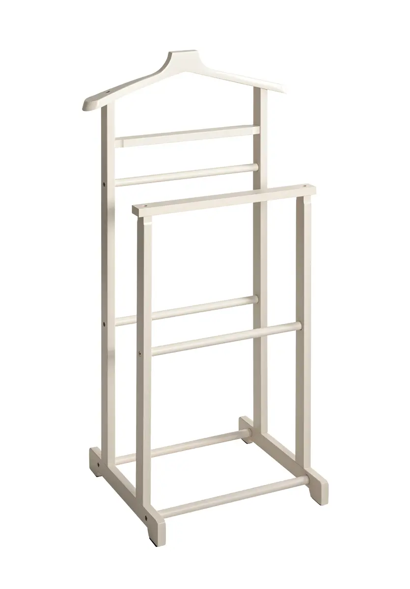 Herrendiener - B/H/T ca. 48x97x36 cm, Cremeweiß