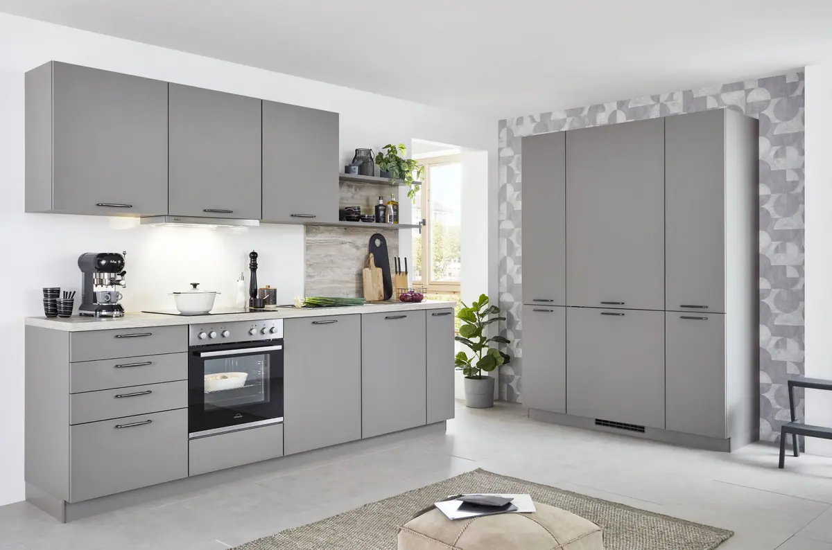 L-Küche 33.190 10 325, Taupegrau