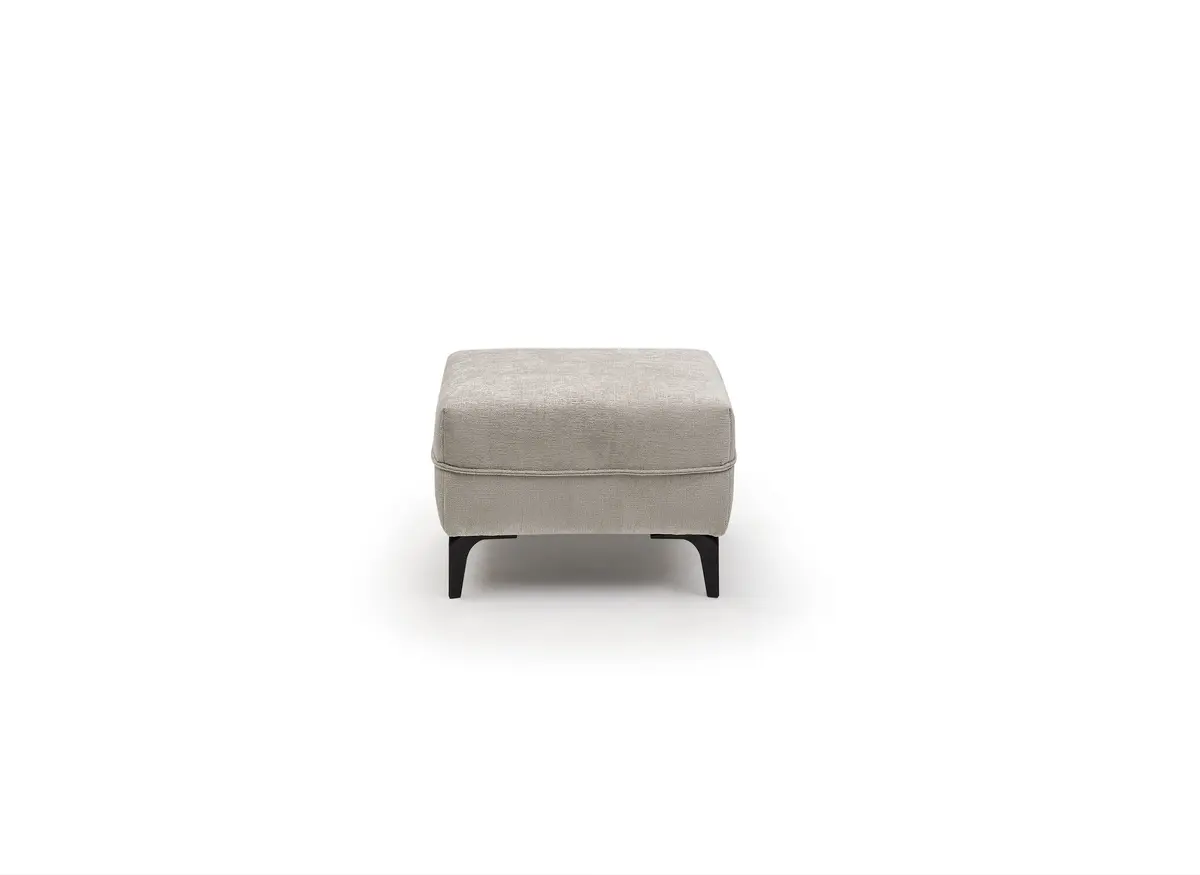 Hocker JERINA - Stoff, Beige