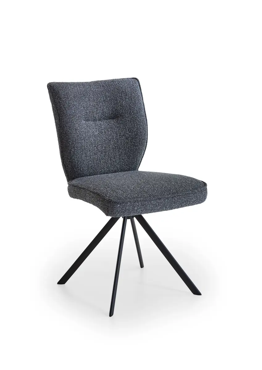 Stuhl - Stoff, dunkelgrau