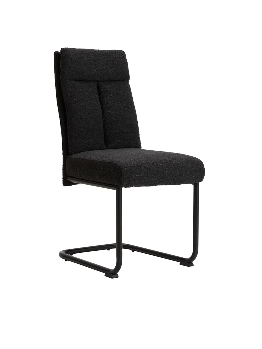 Freischwinger Ravina - Stoff, Anthrazit