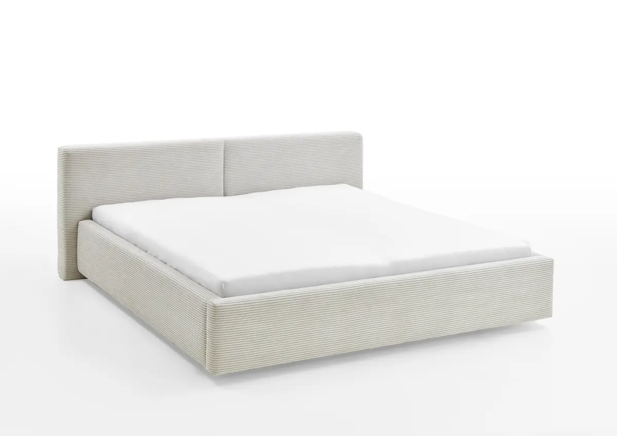  Polsterbett - Liegefläche ca. 180x200 cm, Stoff, Beige