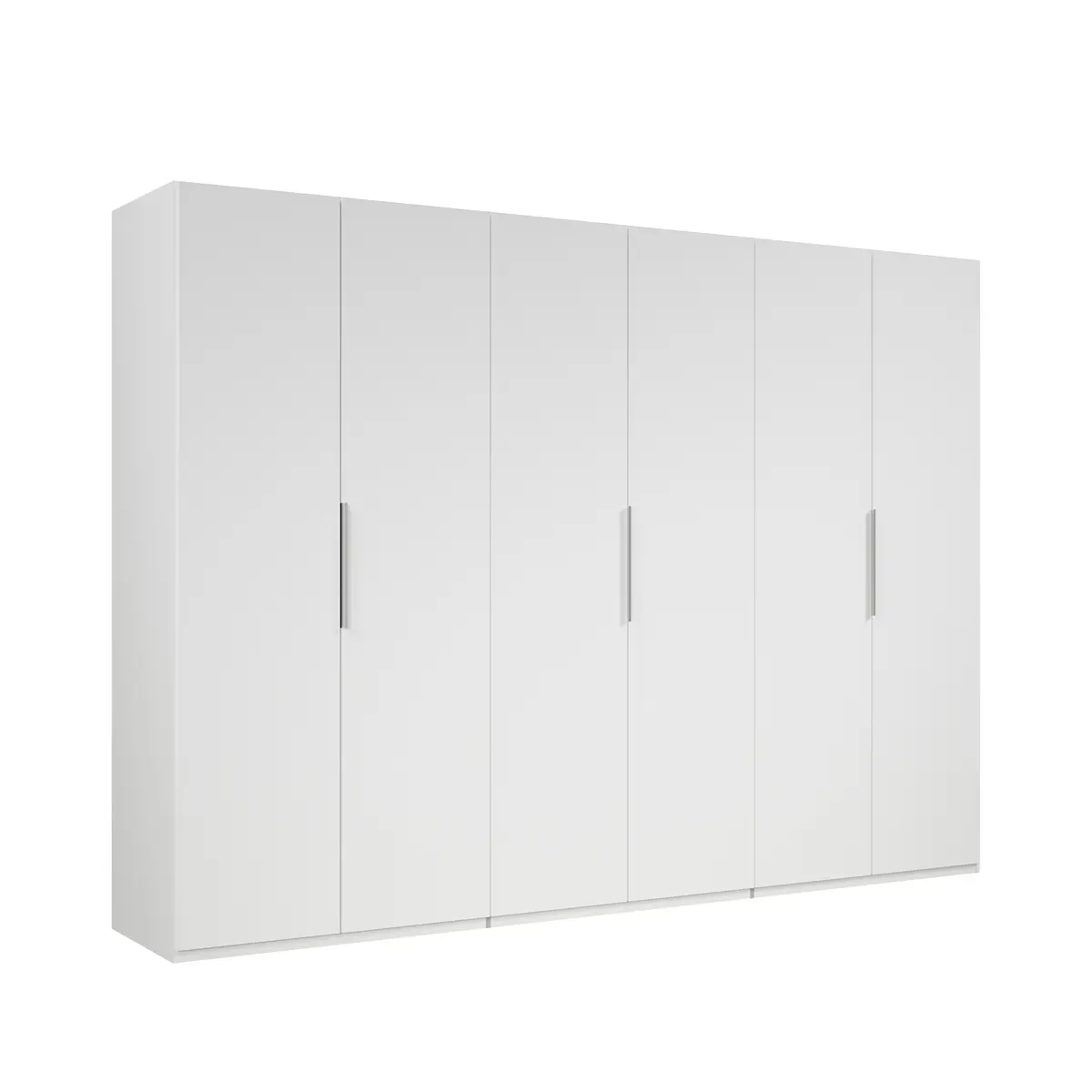 Drehtürenschrank- B ca. 300 cm, Weiß