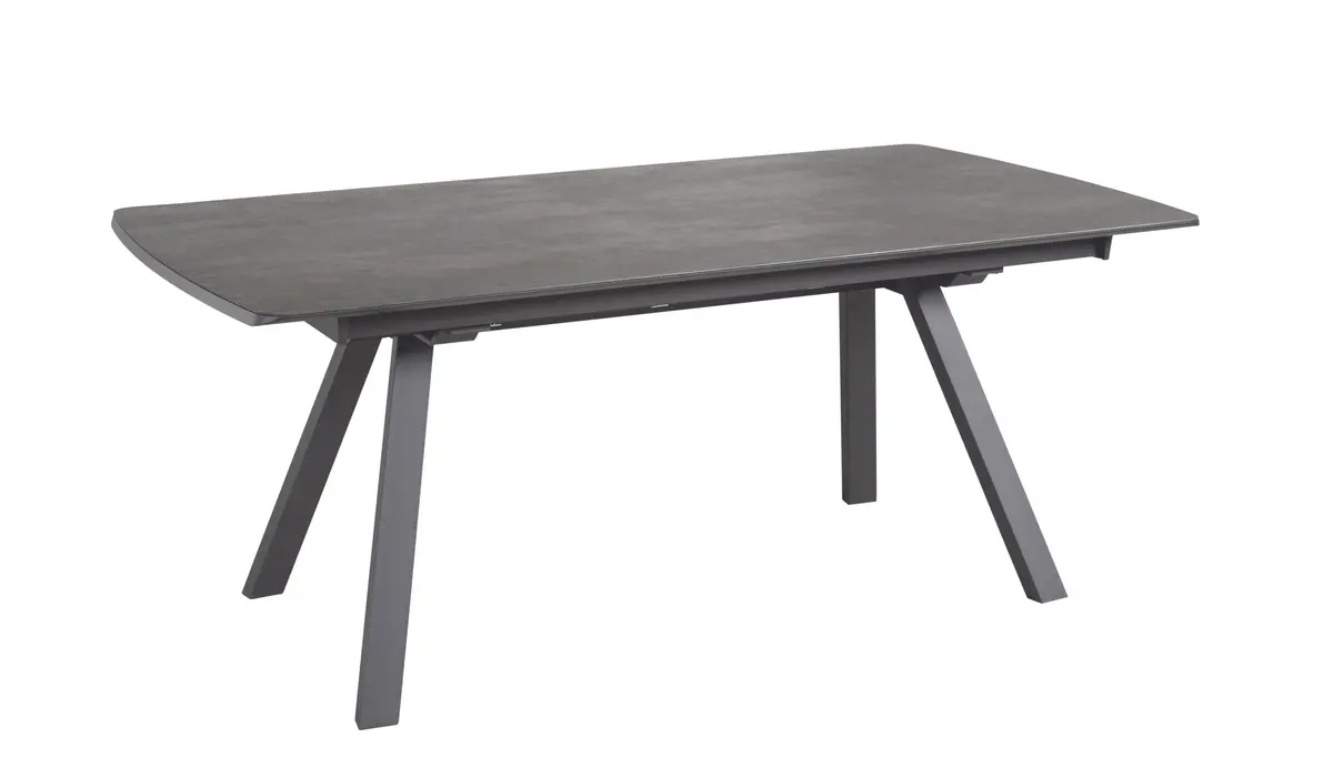 Esstisch Sedana - ausziehbar, LB ca. 200x100cm, Keramik, Schiefergrau