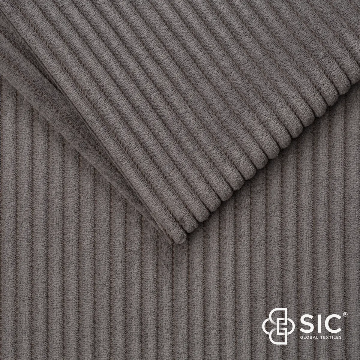 Wohnlandschaft - Ecke links, 2-Sitzer, Longchair rechts, Stoff, Grau