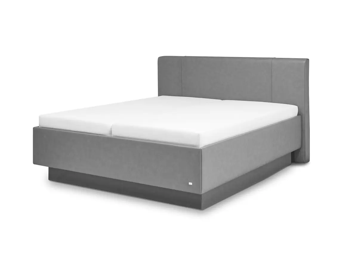 Boxspringbett - Liegefläche ca. 180x200  cm, grau