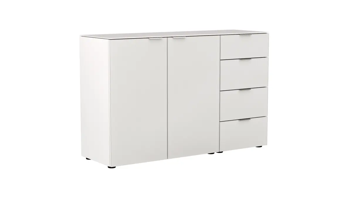 Kommode Colorado Beimöbel - BHT ca. 135x87x43 cm, Offwhite