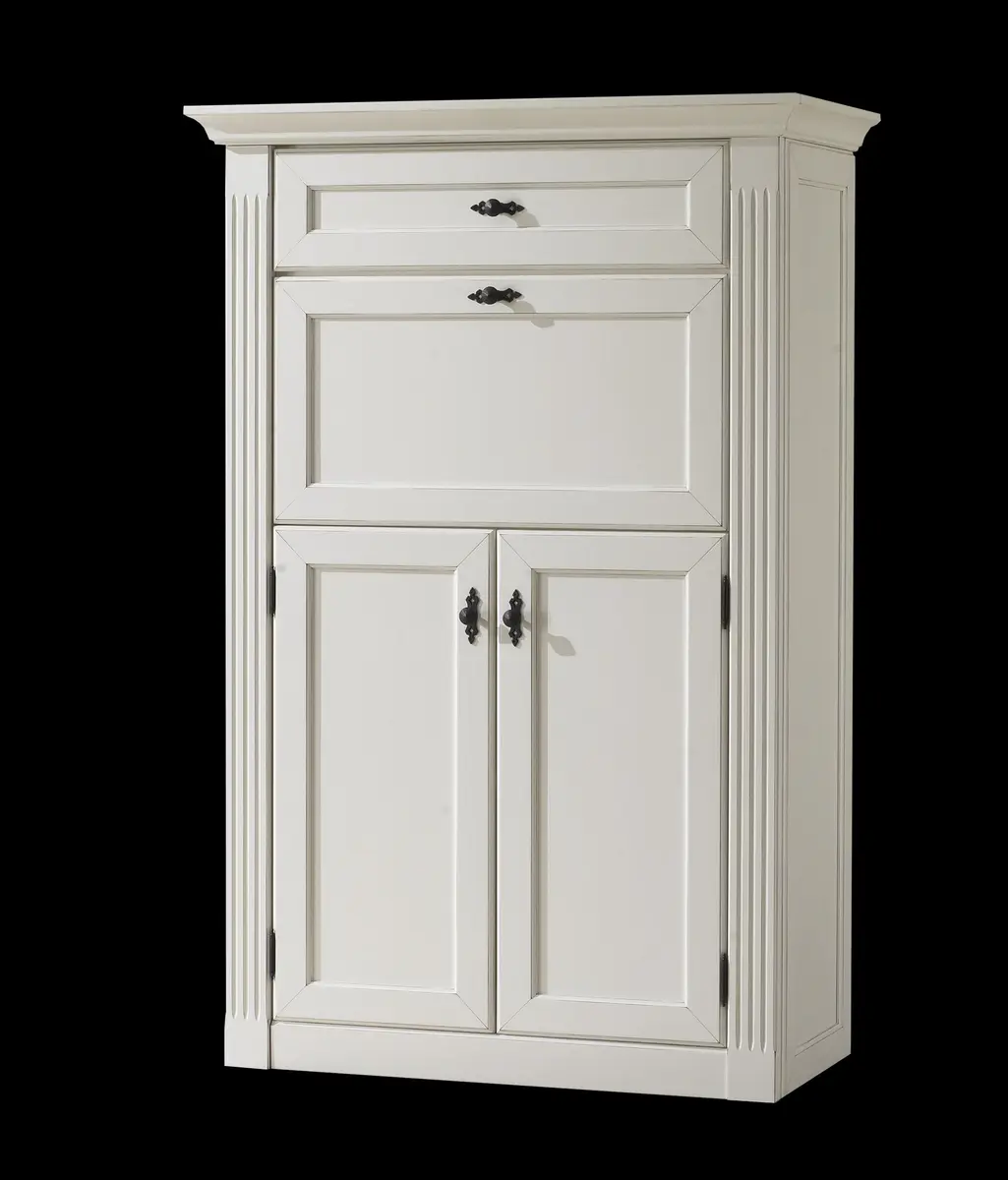 Sekretär - Lack, weiß