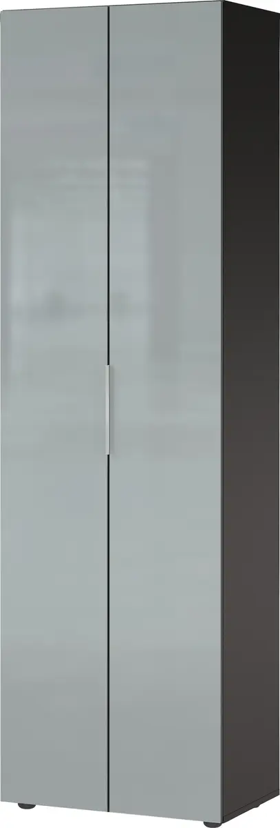 Garderobenschrank GILLIAN - B/H/T ca. 59x197x40 cm, Graphit
