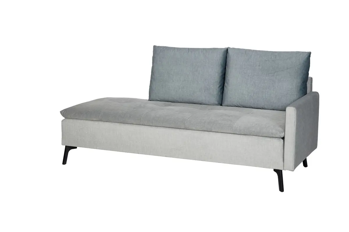 Recamiere - Armlehne rechts, Schlaffunktion, Stoff, Mint/Petrol