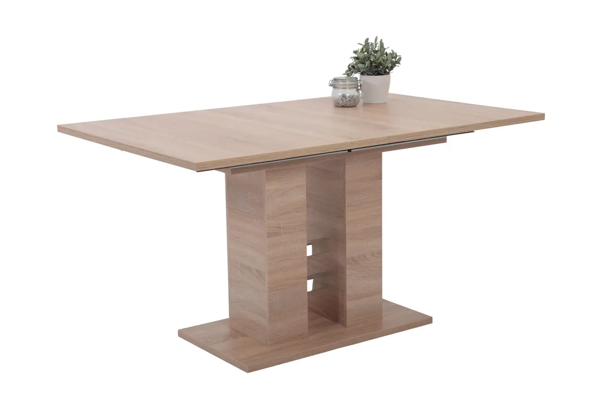 Esstisch - ausziehbar, LB ca. 140x90 cm, Eiche Sonoma Dekor