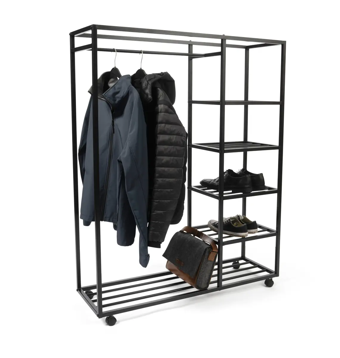 Garderobe MARISSA - Metall schwarz