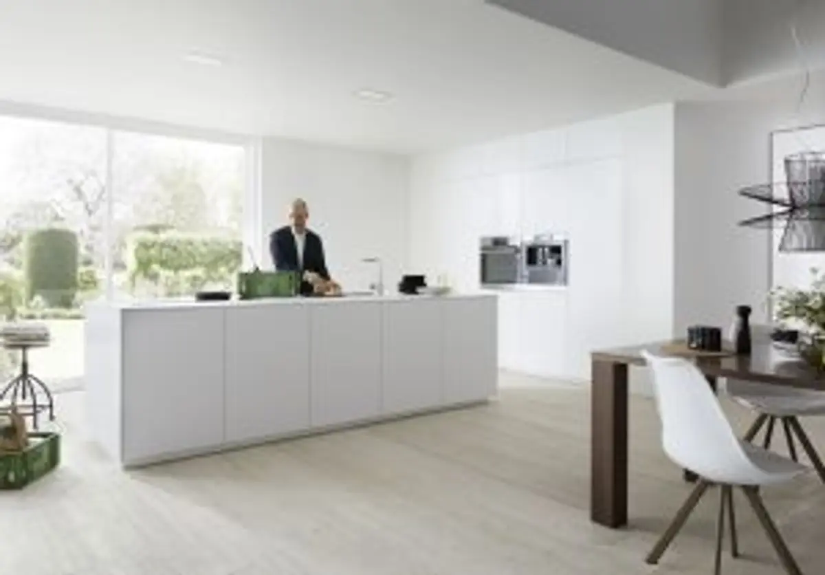 Inselküche 52.180 CO 10 520, Kristallweiß matt