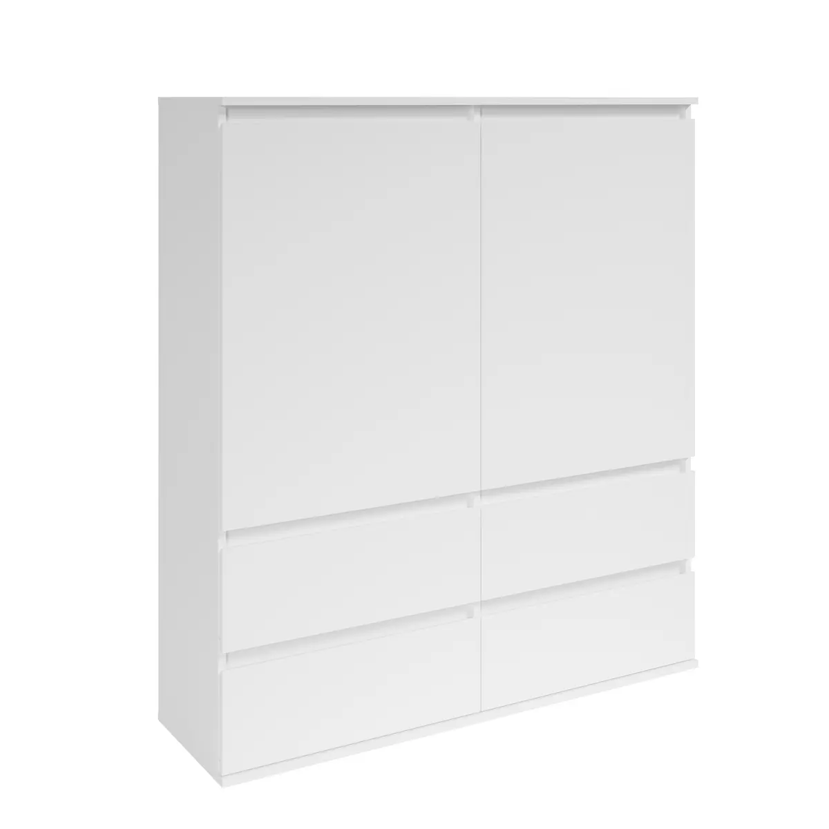 Highboard - B ca. 116 cm, Weiß