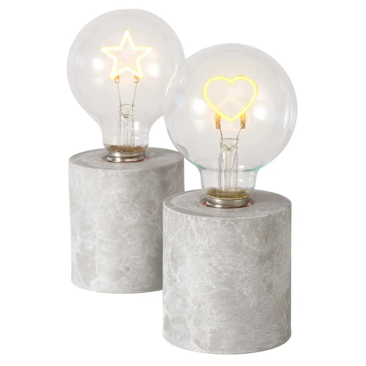 LED-Tischleuchte - HØ ca. 19x8 cm, Grau