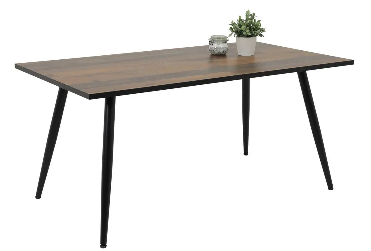 Esstisch - LB ca. 160x90 cm, Vintage Holz Dekor