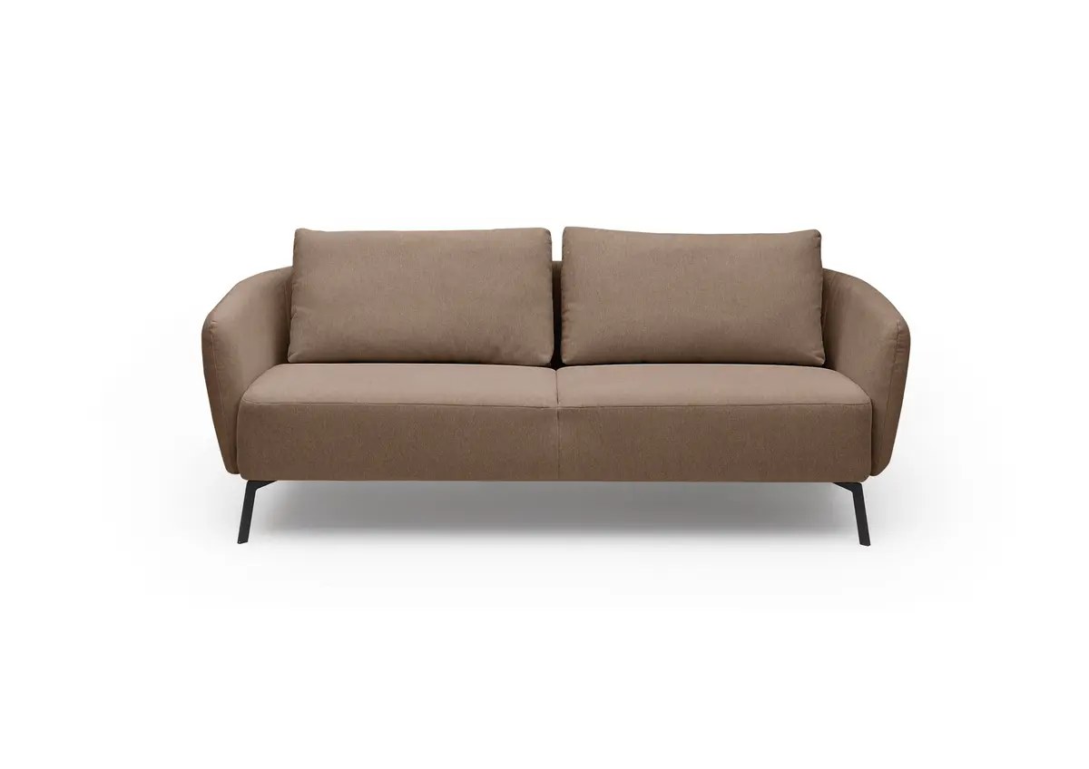 Sofa CARLLOTA - 3-Sitzer, Stoff, Taupe