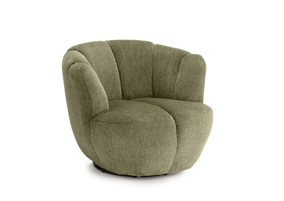 Drehsessel - Größe. L, Stoff, Moos