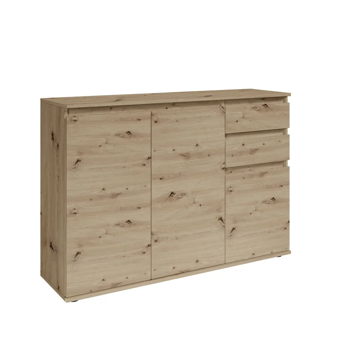 Kommode - B ca. 119 cm, Artisan Eiche Nachbildung