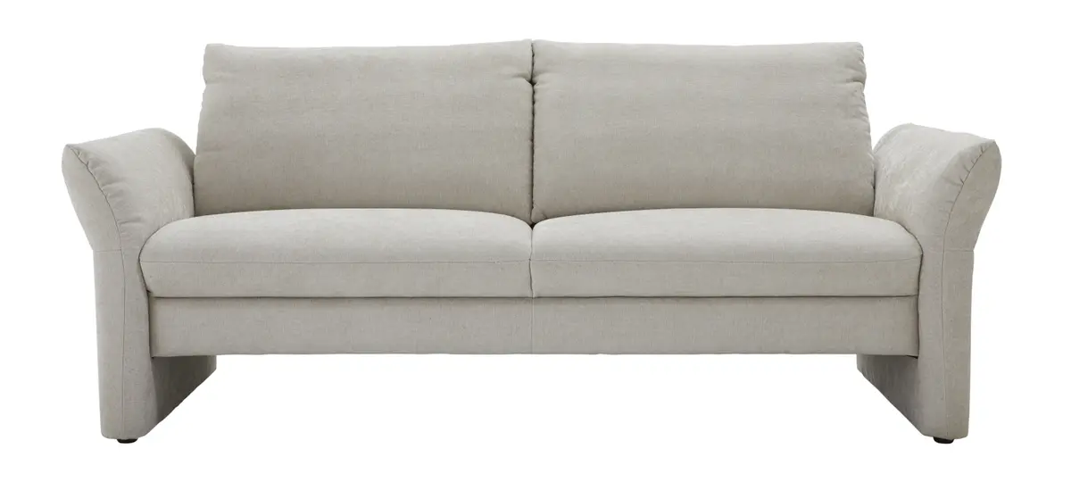 Sofa Gotera -  2,5-Sitzer inkl. Rückenlehne verstellbar, Stoff, Natur
