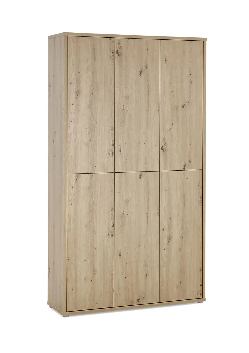 Schuhschrank FAID- B ca. 109 cm, Eiche Dekor