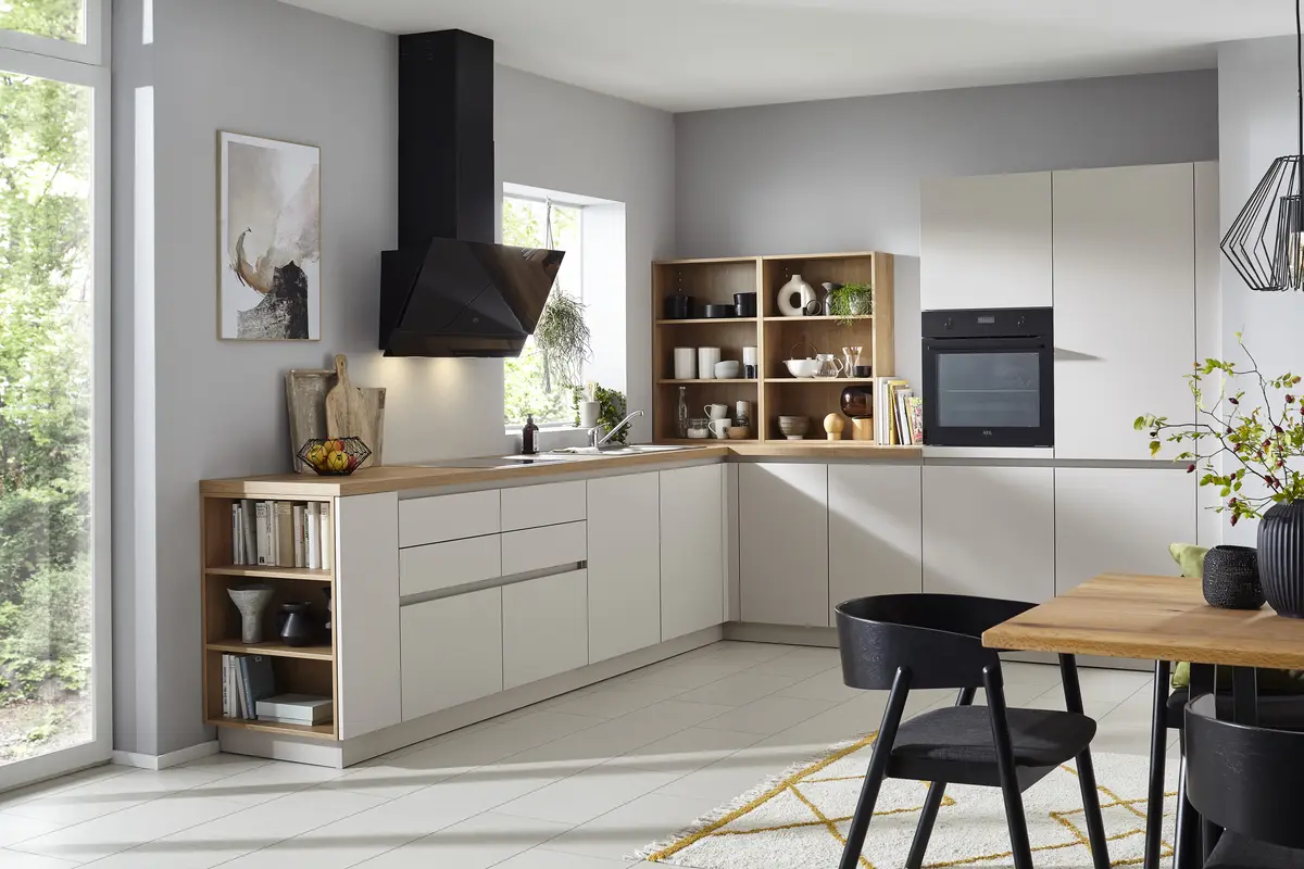 L-Küche 53.190 GL 1 523, Sandgrau matt AFP