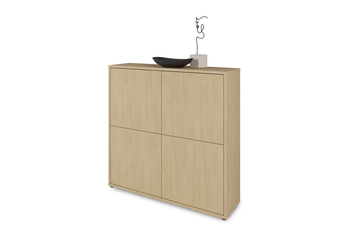 Kommode FAID- B ca. 124 cm, Sandeiche Dekor
