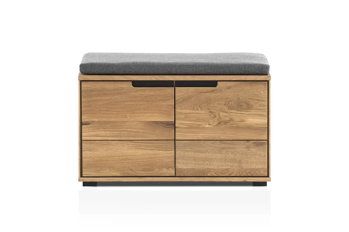 Garderobenbank- Eiche, Massiv