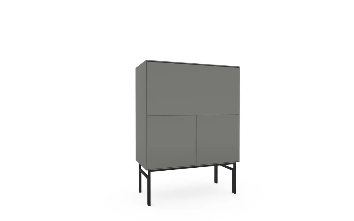 Highboard Edge - Lack, Graphit